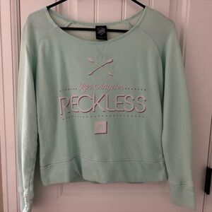 Young & Reckless Light Green Sweatshirt